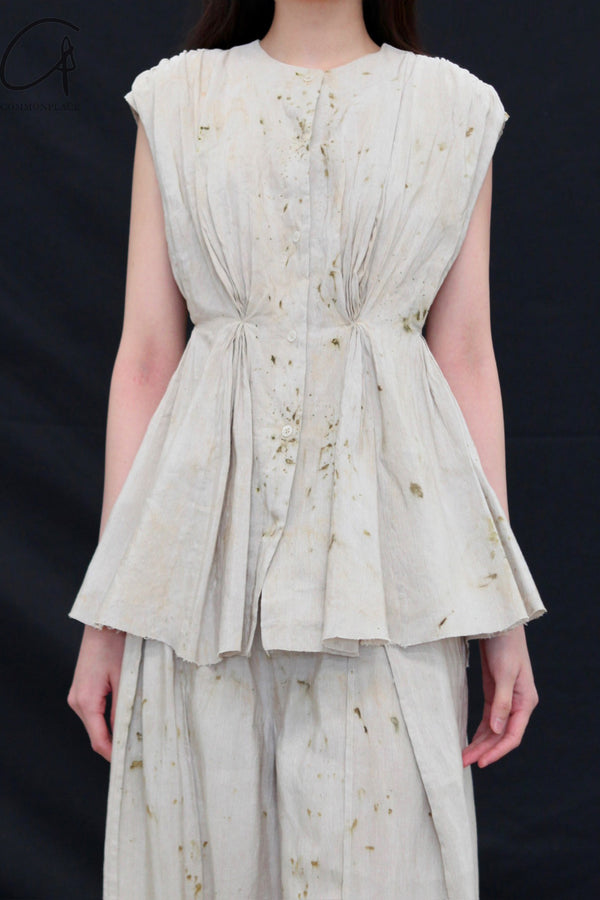 Mutedance 25 Spring/Summer Linen/Silk Waist Short Sleeve MD-MD25SS103-LINEN MD25SS102
